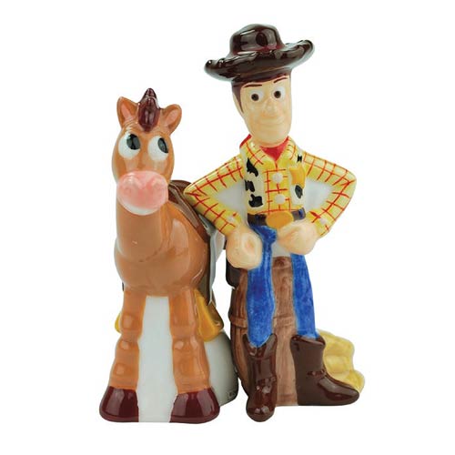 Toy Story Woody and Bullseye Salt and Pepper Shakers